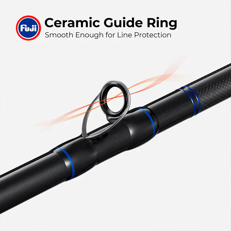 Piscifun® Chaos Pro CNC Baitcasting Reels and LED LumiCat II Casting Rods Combo - Image 15