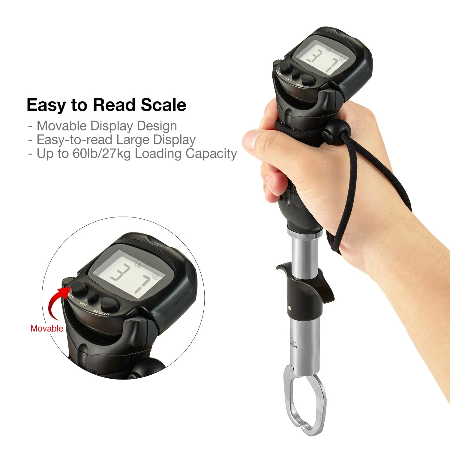 Piscifun Fish Lip Gripper with Digital Scale - Image 5