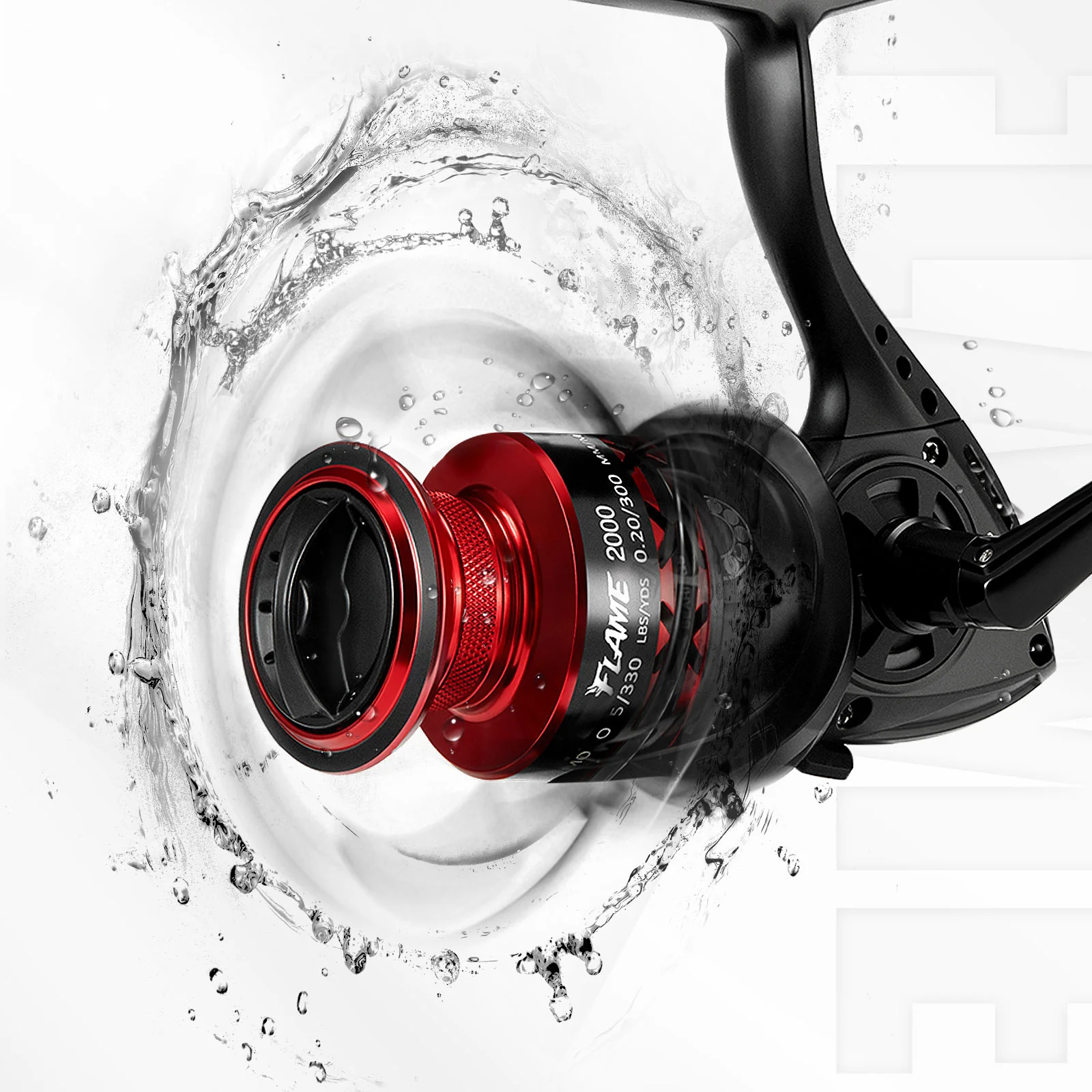 Piscifun® Flame Spinning Reel Red Fishing Reel - Image 5