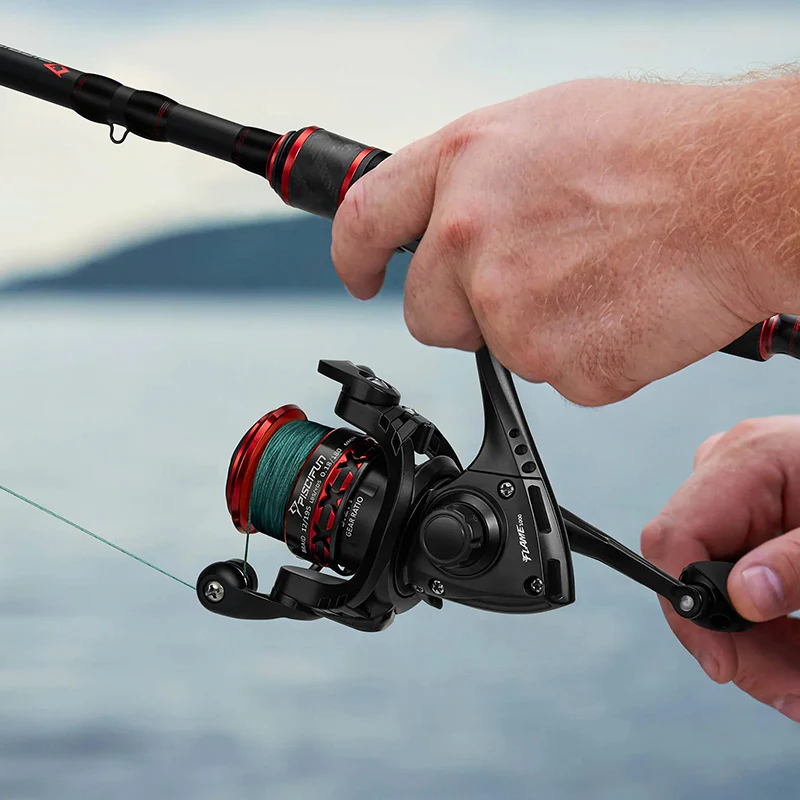 Piscifun® Flame Spinning Reel Red Fishing Reel - Image 7