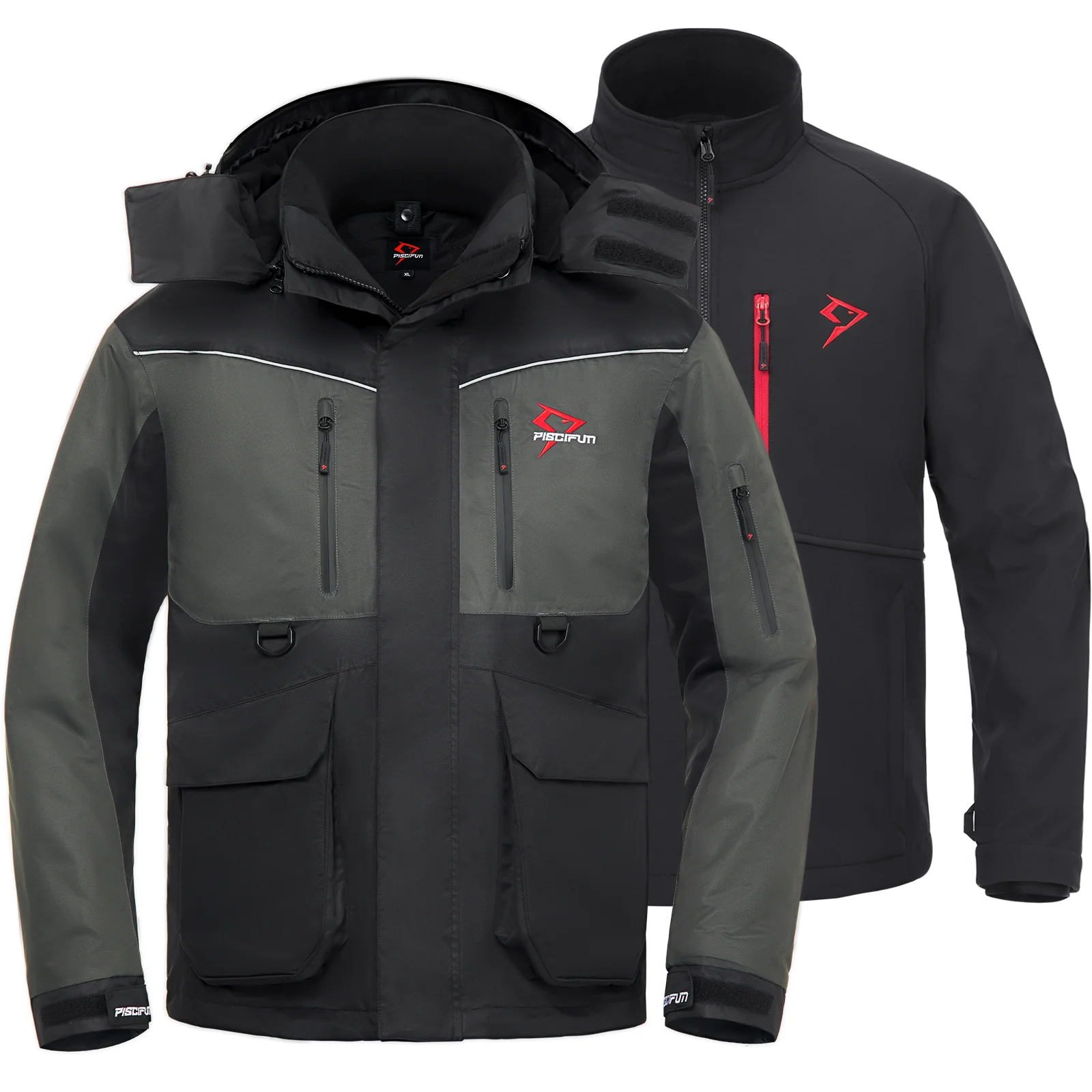 Piscifun Ice Fishing 3-in-1  Jacket Waterproof Fishing Jackets - Image 17