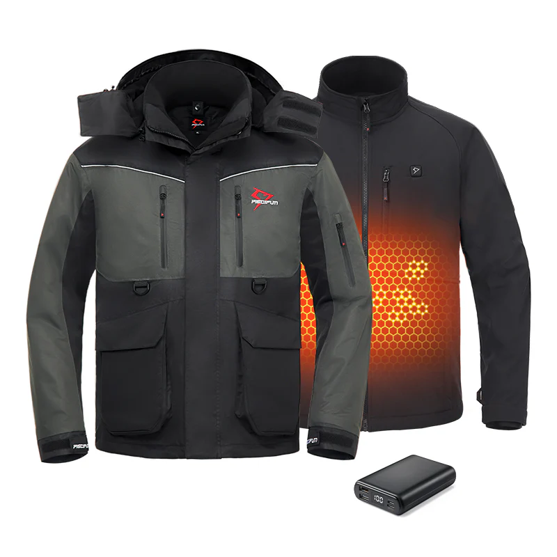 Piscifun Ice Fishing 3-in-1  Jacket Waterproof Fishing Jackets - Image 10