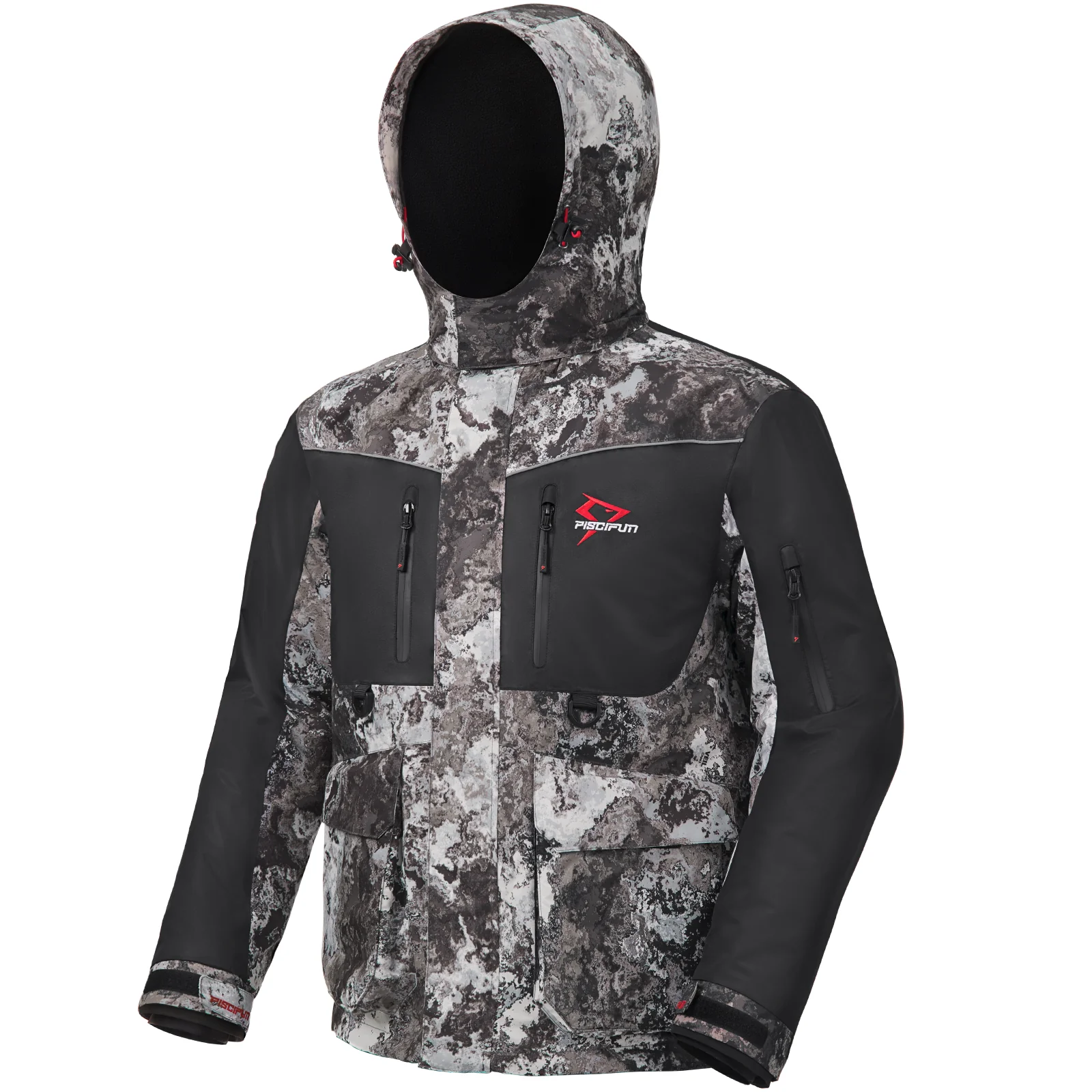 Piscifun Ice Fishing Suit,3 in 1  Heated Jacket,Waterproof Fishing Bib - Image 9