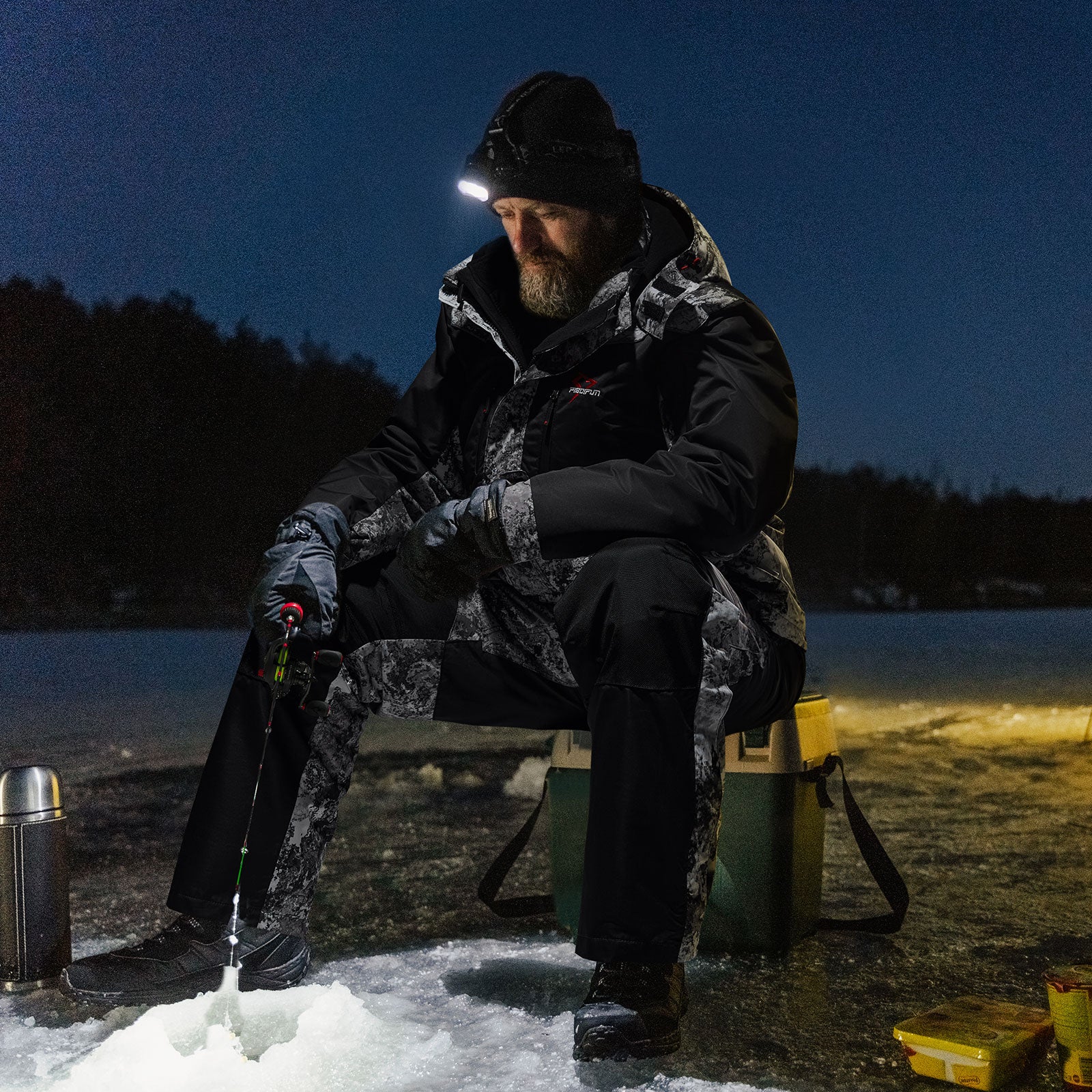 Piscifun Ice Fishing Suit,3 in 1 Jacket,Waterproof Fishing Bib With Flotation Technology - Image 18