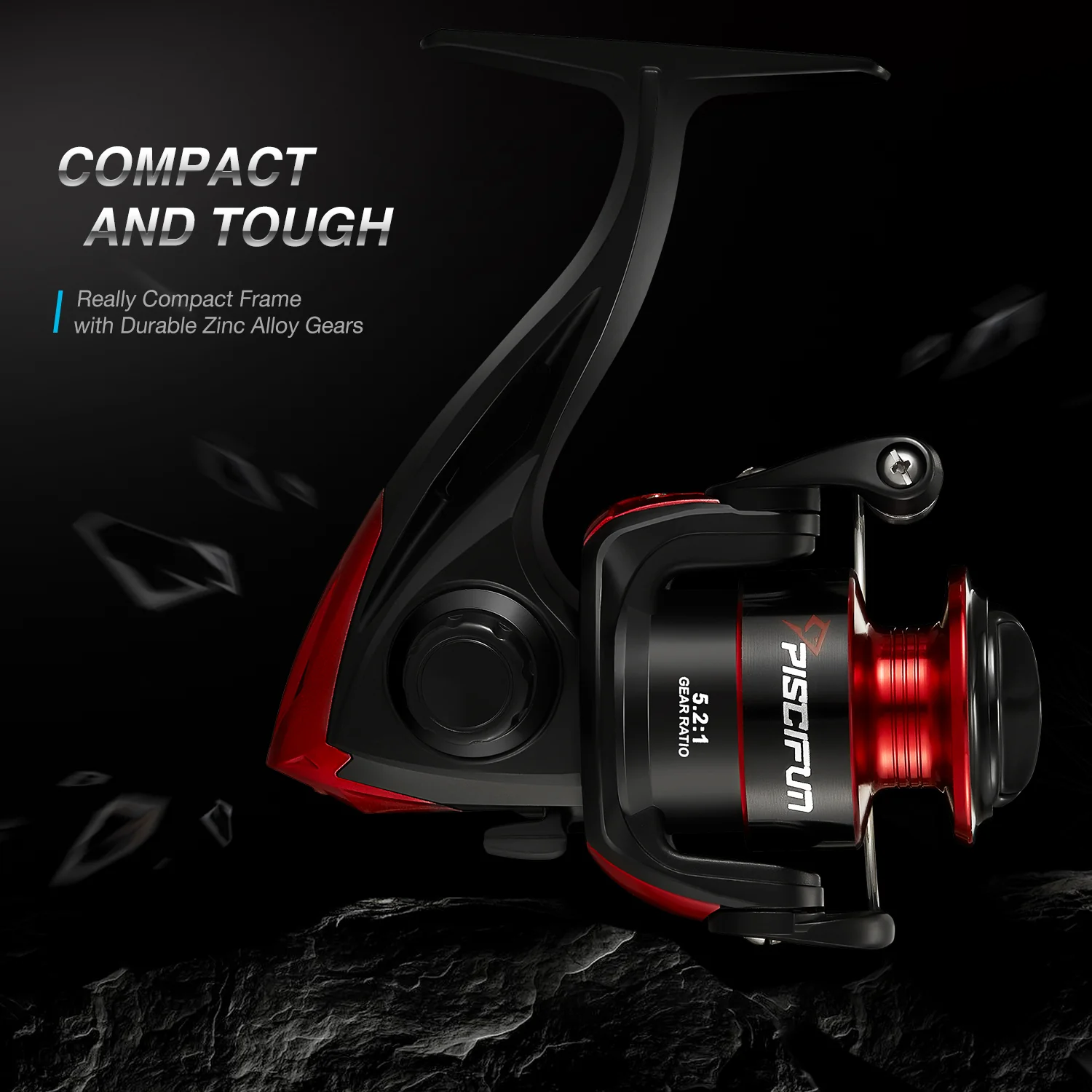 Piscifun® ICX 5 Ice Fishing Reel Quick Folding Handle - Image 3