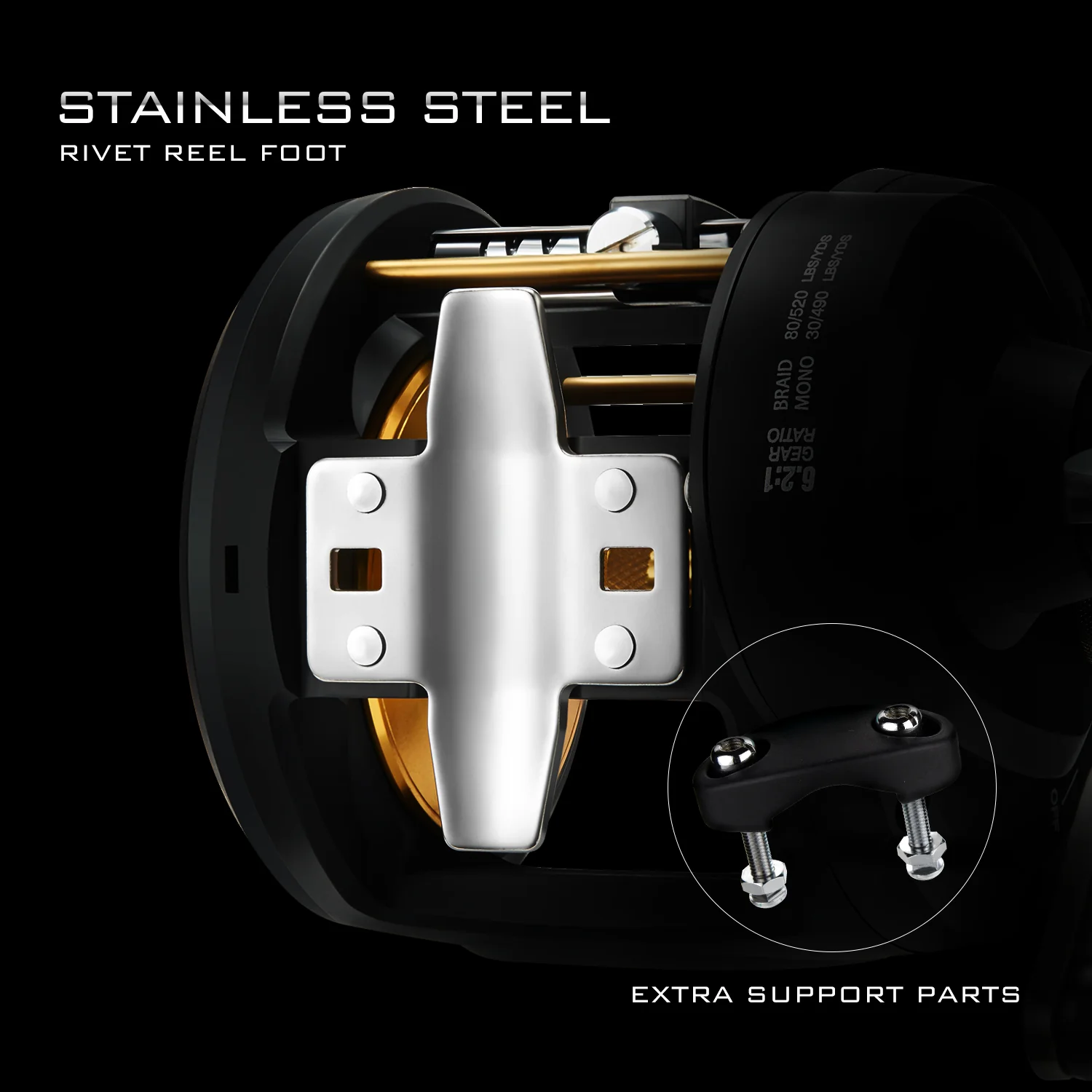 Piscifun® Salis X Trolling Reel Conventional Level Wind Reel - Image 8
