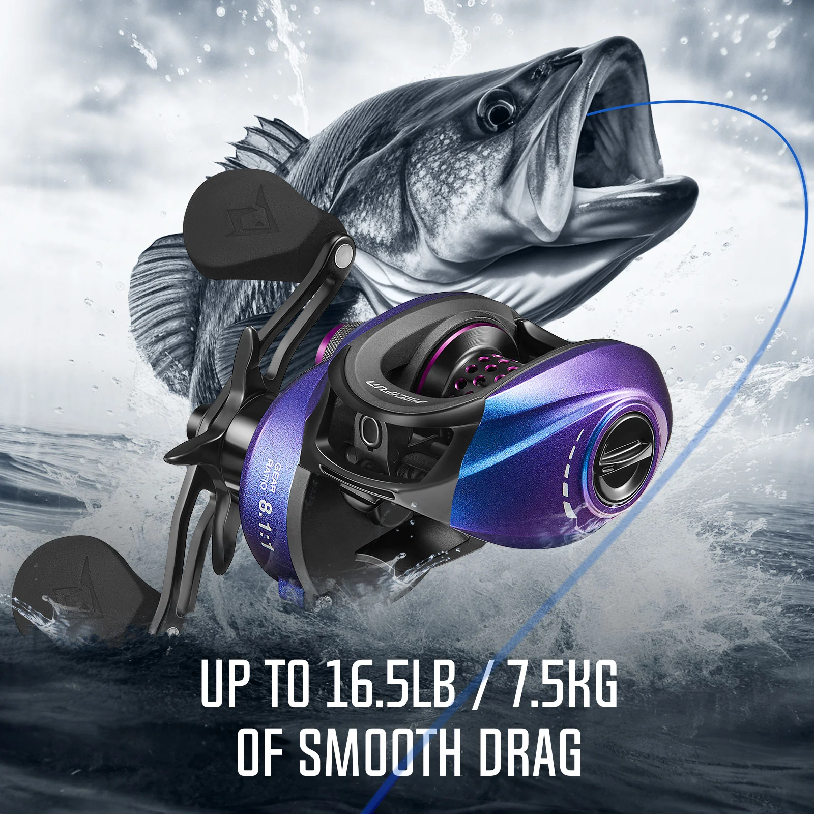 Piscifun® Spark Pro Baitcasting Reel Fishing Reel - Image 6
