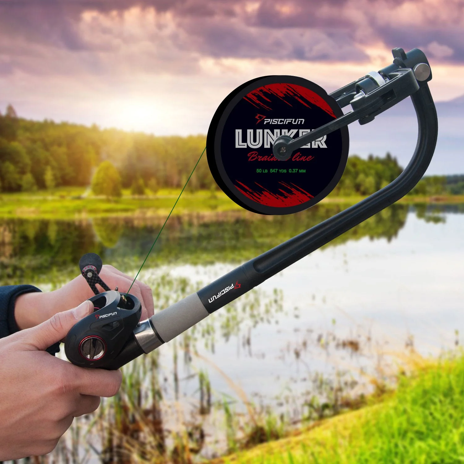 Flash Sale Piscifun® Speed Fishing Line Spooler Fishing Line Winder - Image 7