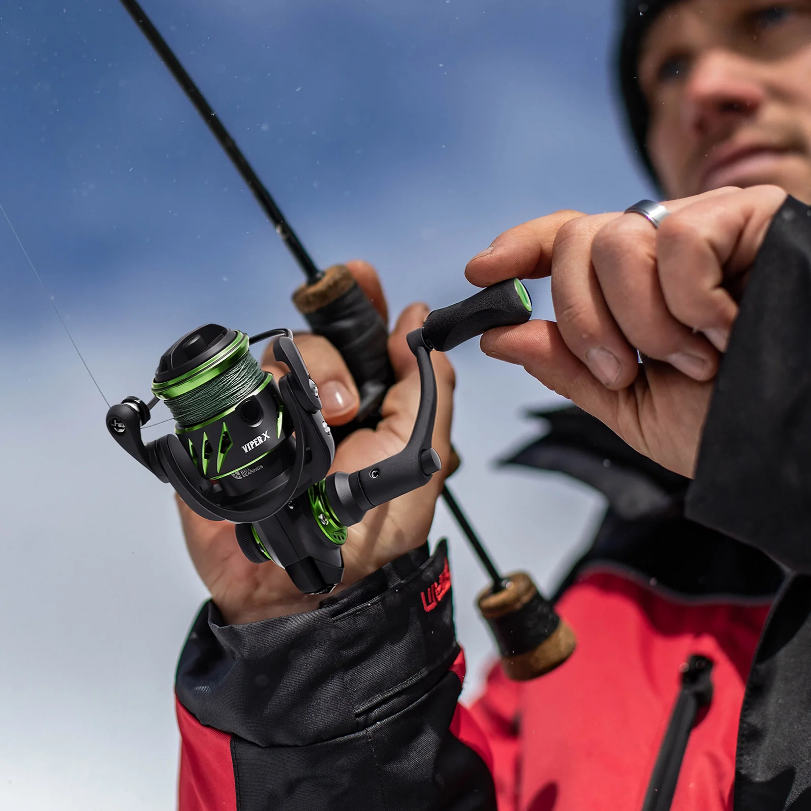 Piscifun® Viper X Ice Fishing Reel, Gear Ratio 5.2:1 High Speed Spinning Fishing Reel Size 500 1000 - Image 14