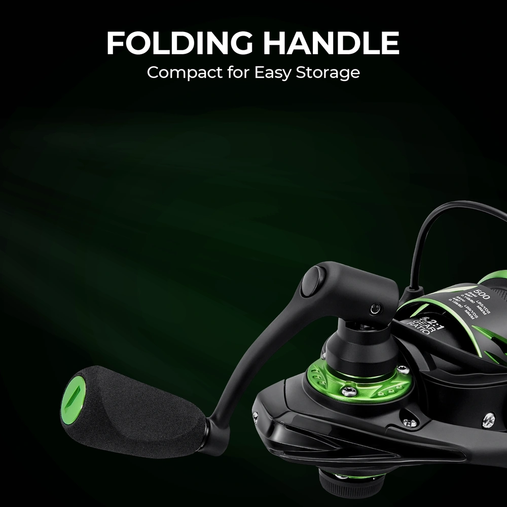 Piscifun® Viper X Ice Fishing Reel, Gear Ratio 5.2:1 High Speed Spinning Fishing Reel Size 500 1000 - Image 3