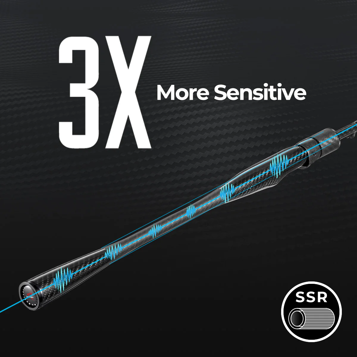 Piscifun® Carbon R1 The Lightest Carbon One Piece Spinning Rod Casting Rod - Image 8