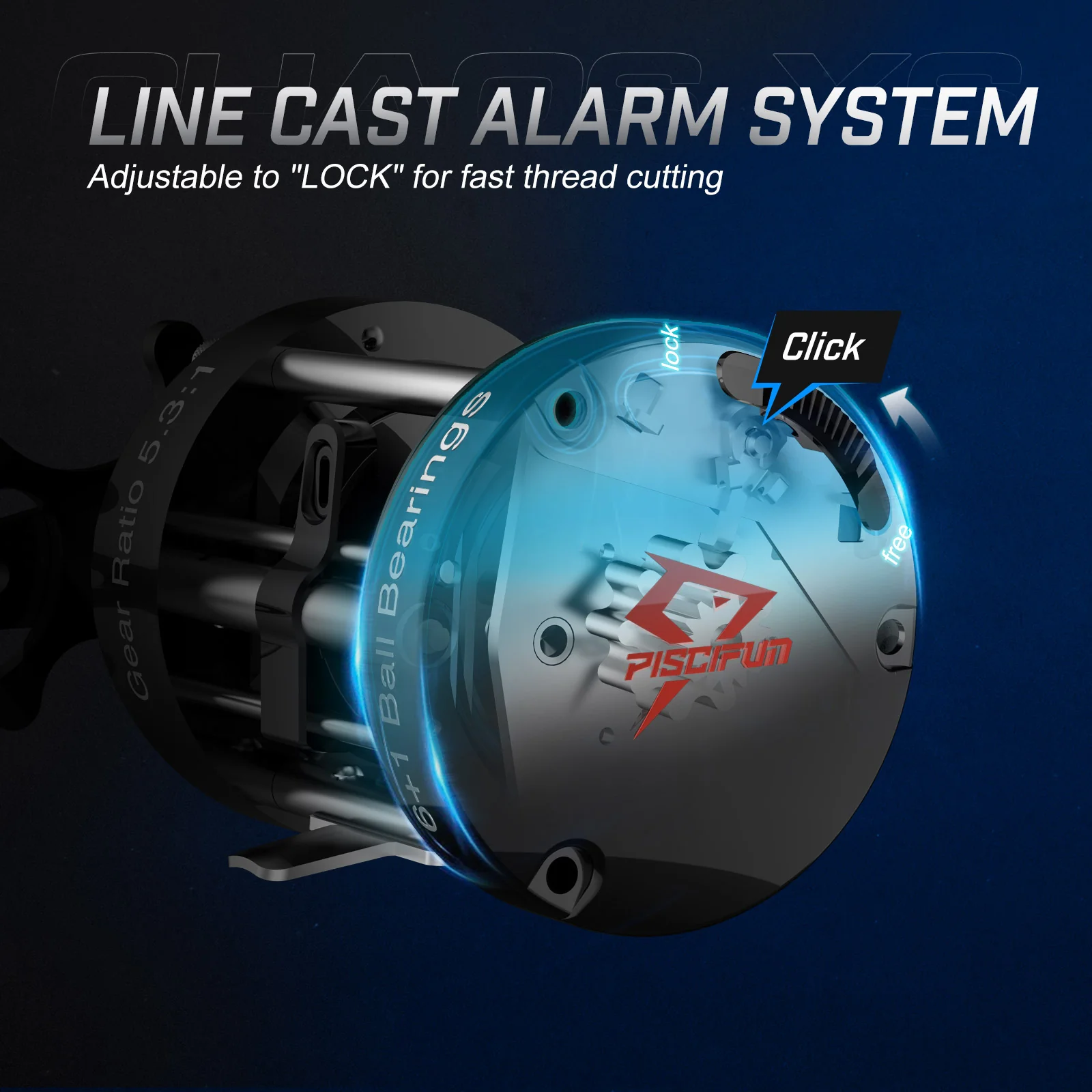Piscifun® Chaos XS Round Baitcasting Reel, Casting Reels - Image 13