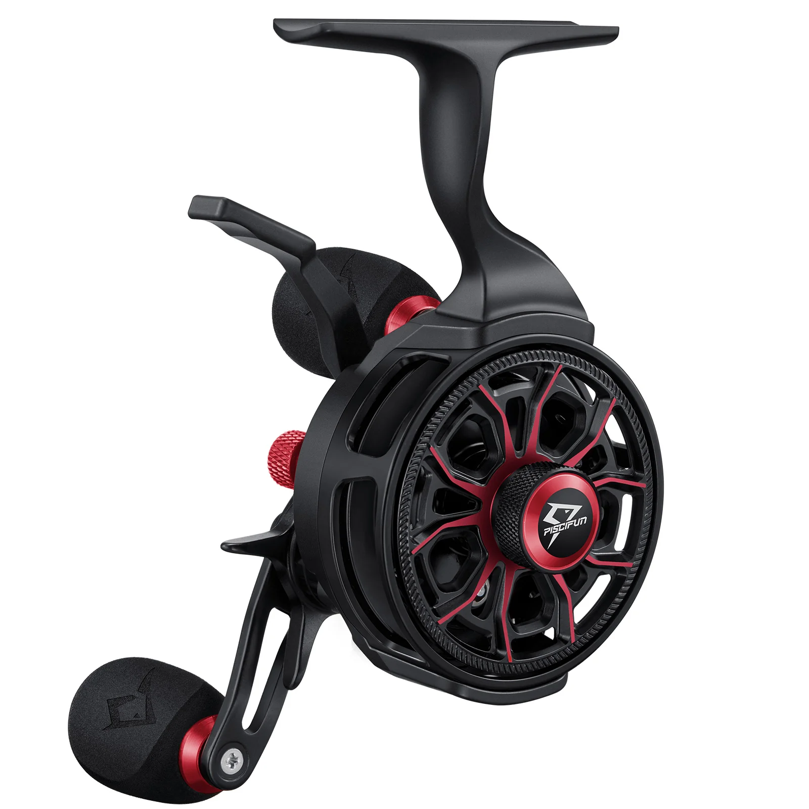 Piscifun® ICX Carbon Ice Fishing Reel, Structure Upgrade Magnetic Drop System Inline Ice Fishing Reel - Image 9