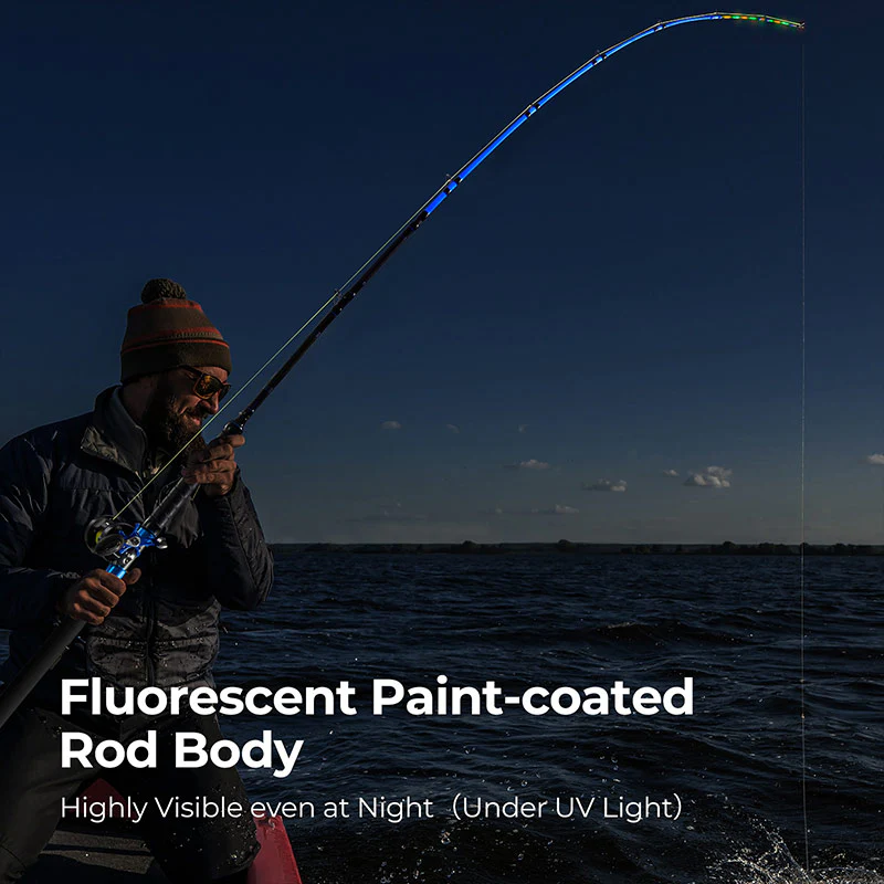 PISCIFUN® LED LumiCat II Catfish Rods , 2 Piece Casting Rods - Image 13