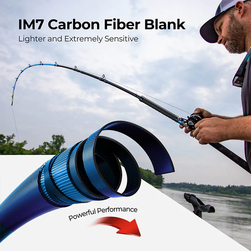 PISCIFUN® LED LumiCat II Catfish Rods , 2 Piece Casting Rods - Image 9